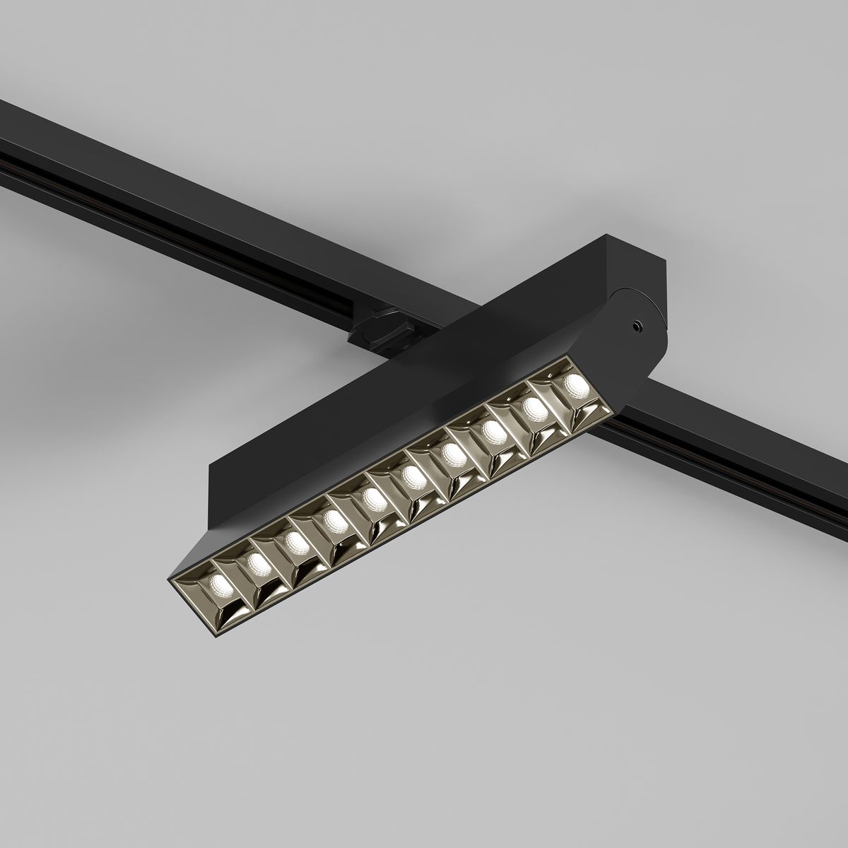 Трековый светодиодный светильник Denkirs Edder DK6636-BK 2