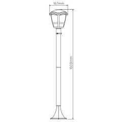 Уличный светильник Lucide Istro 29819/01/30 изображение 3 Уличный светильник Lucide Istro 29819/01/30 Фото № 3