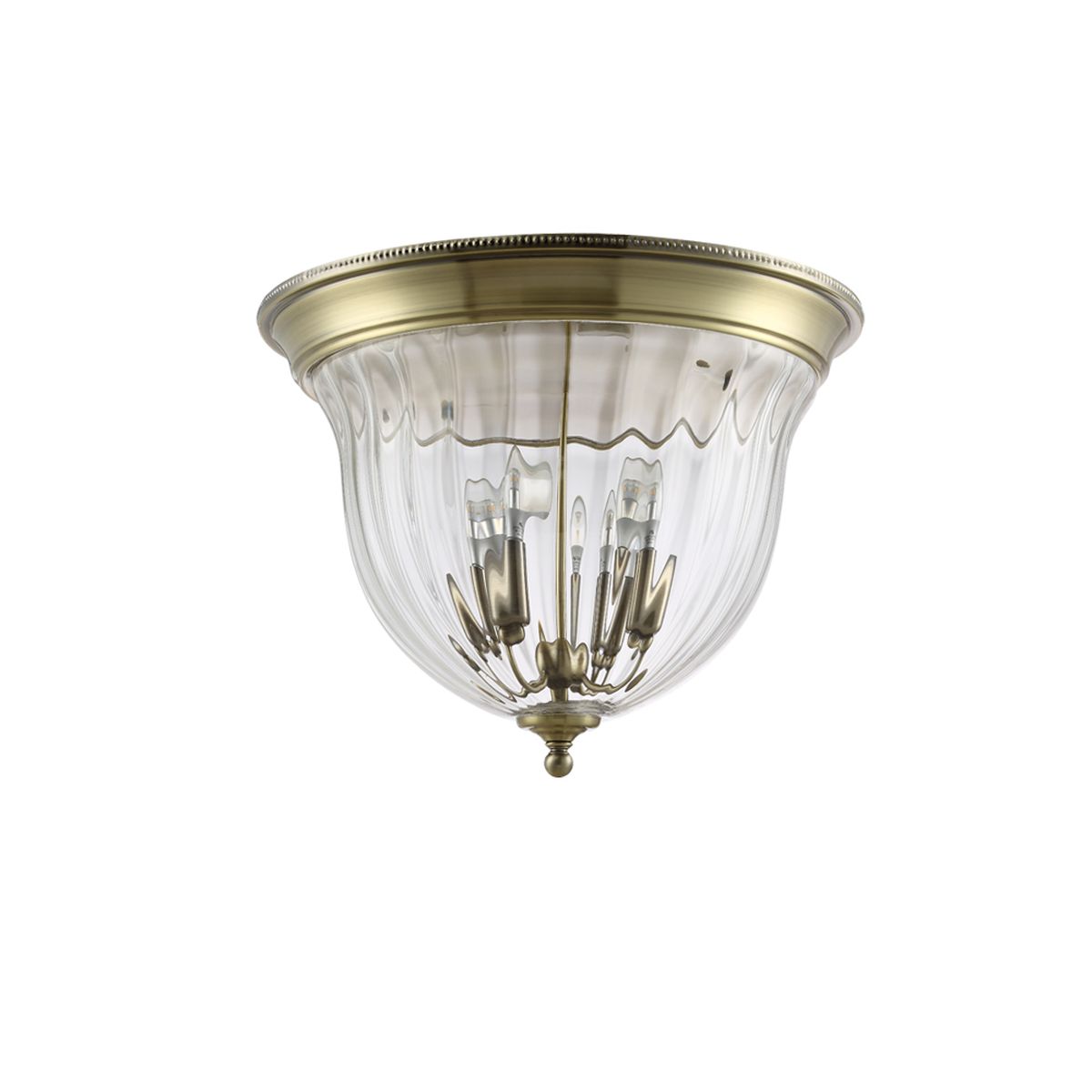 Потолочный светильник Crystal Lux Jugo PL4 Bronze/Transparente 4