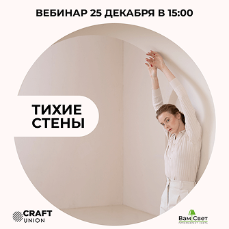 Вебинар 25.12 «Тихие стены: технология, дизайн, монтаж» 