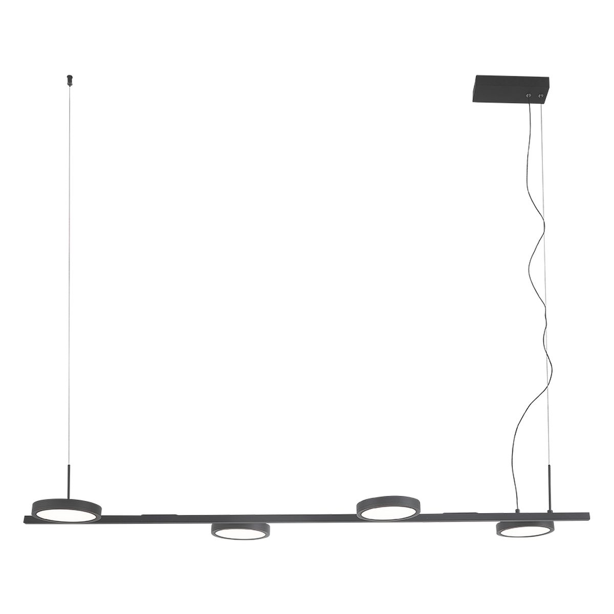 Подвесная светодиодная люстра Crystal Lux CLT 027C4 L1000 BL 2