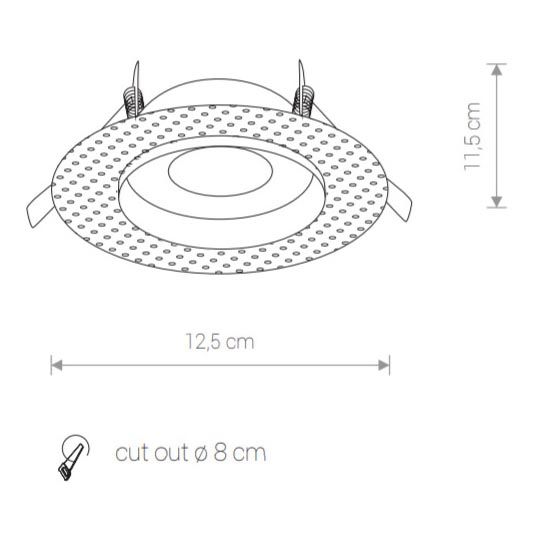 Встраиваемый светильник Nowodvorski Echo 8372 изображение 2 Встраиваемый светильник Nowodvorski Echo 8372 Фото № 2