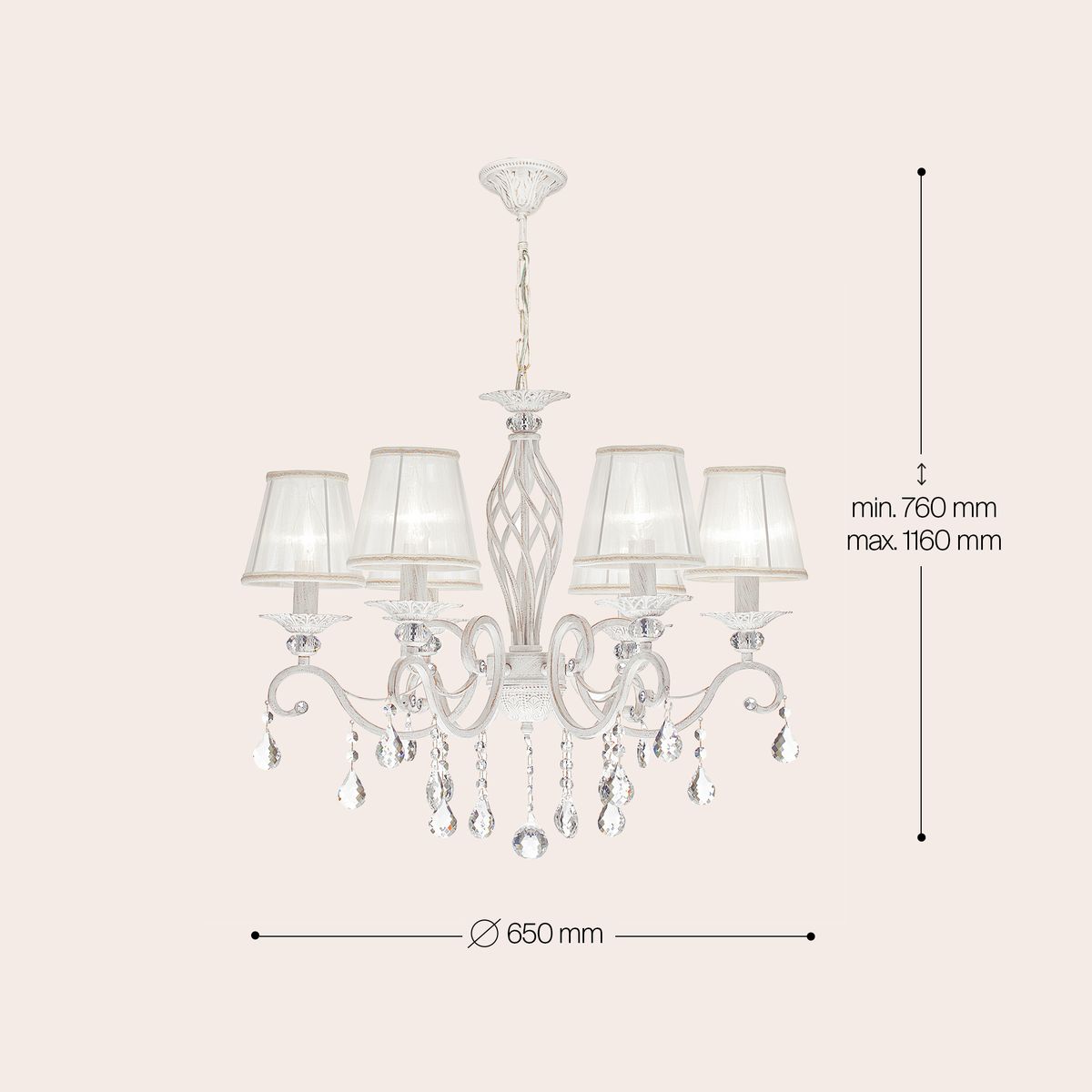 Подвесная люстра Maytoni Grace ARM247-06-G 3