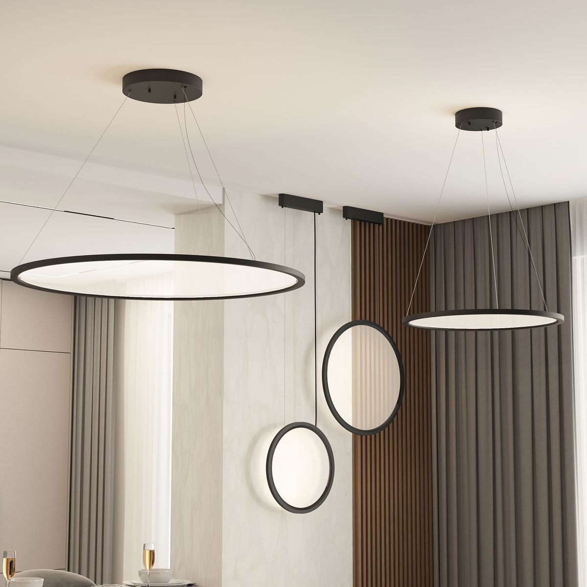 Подвесной светильник DENKIRS VEIL DK6607-BK 3