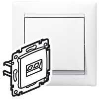 Розетка компьютерная RJ45 Legrand Valena 5e кат UTP белая 694286