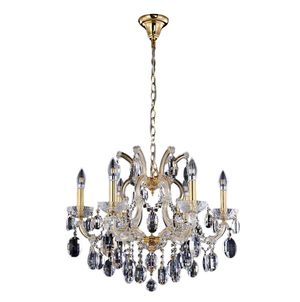 Подвесная люстра Crystal Lux Hollywood SP6 Gold 3