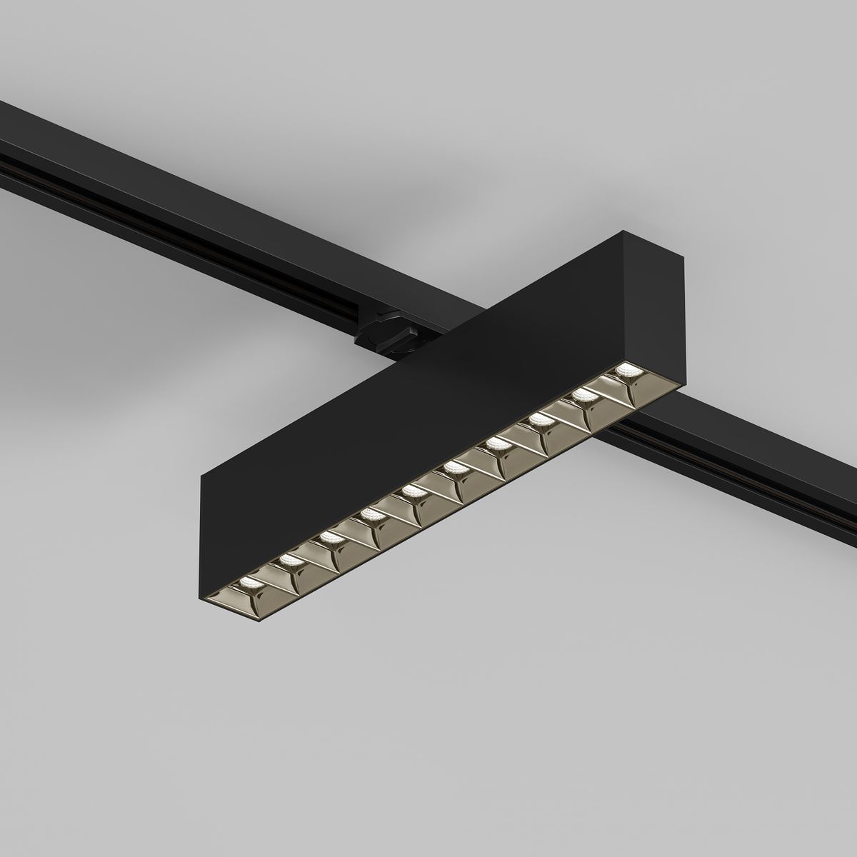 Трековый светодиодный светильник Denkirs Edder DK6434-BK 2