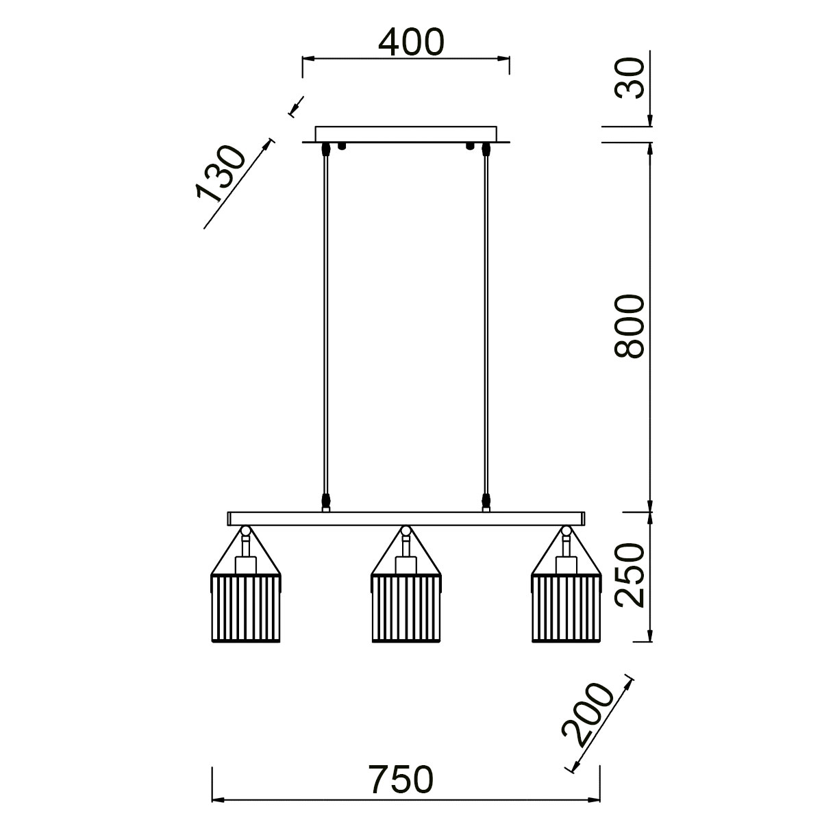 Подвесной светильник Vele Luce Drago VL6332P03 4