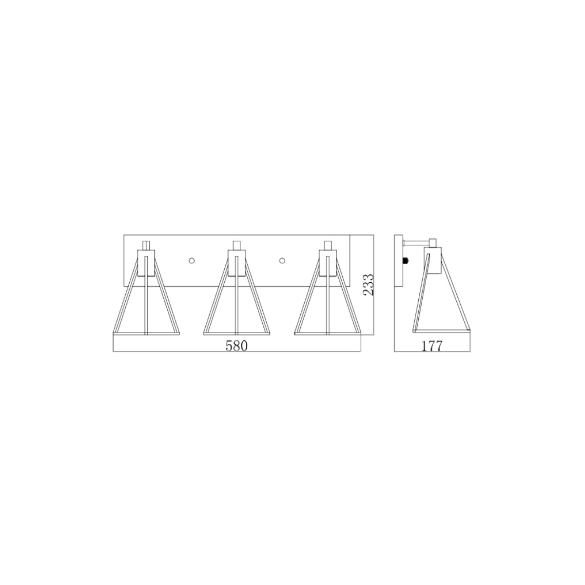 Бра Vele Luce Storm VL6136W03 1