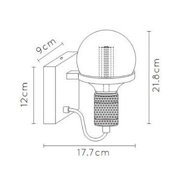 Бра Lucide Ottelien 30271/01/30 изображение 3 Бра Lucide Ottelien 30271/01/30 Фото № 3