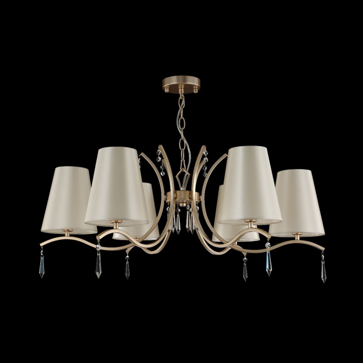 Подвесная люстра Crystal Lux Renata SP6 Gold 2