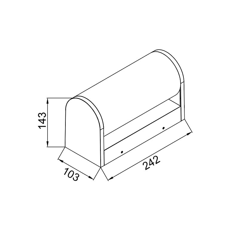 Настенный уличный светильник Mantra GANT 9155 3