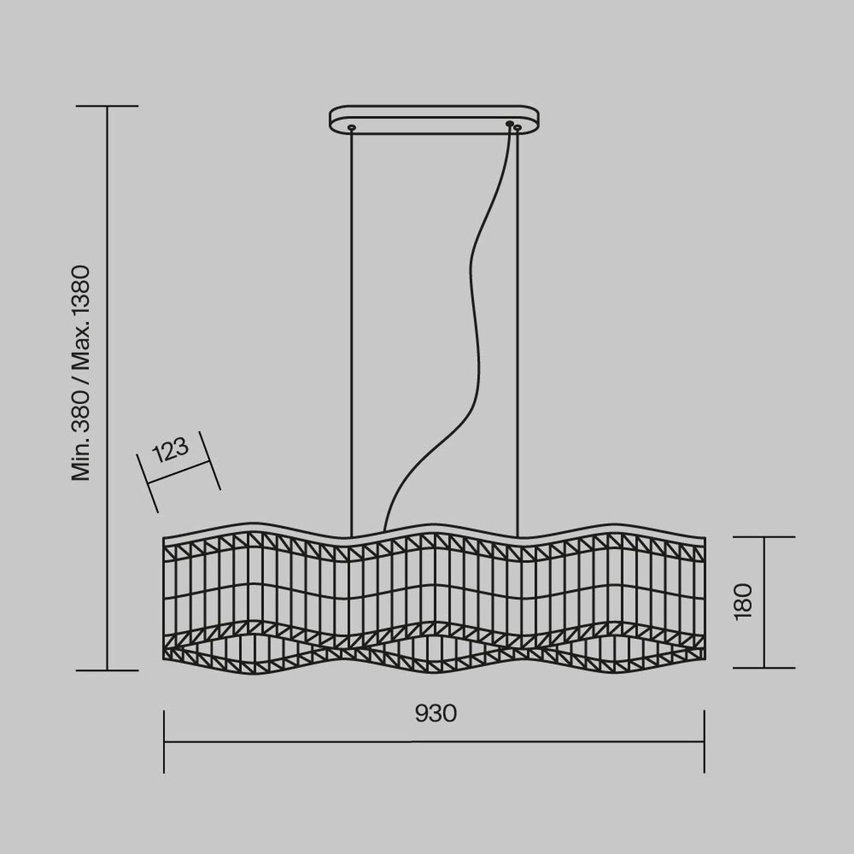 Подвесной светильник Maytoni Dune DIA005PL-06G 1