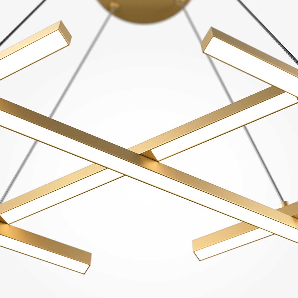 Подвесной светодиодный светильник Maytoni Halo MOD244PL-L50BSK 1