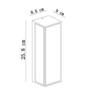 Уличный настенный светильник Lucide Dukan 15802/01/30 изображение 3 Уличный настенный светильник Lucide Dukan 15802/01/30 Фото № 3