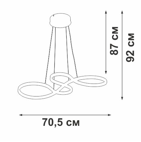 Подвесной светодиодный светильник Vitaluce V2519-0/1S изображение 3 Подвесной светодиодный светильник Vitaluce V2519-0/1S Фото № 3