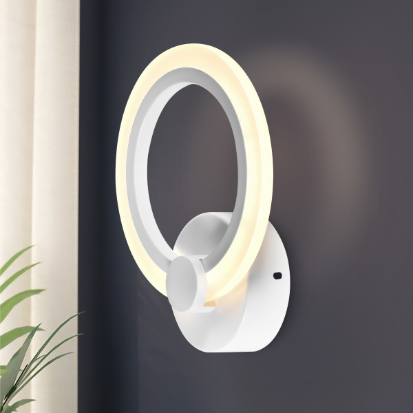 Настенный светодиодный светильник Rivoli Amarantha 6100-108 Б0054916 изображение 4 Настенный светодиодный светильник Rivoli Amarantha 6100-108 Б0054916 Фото № 4