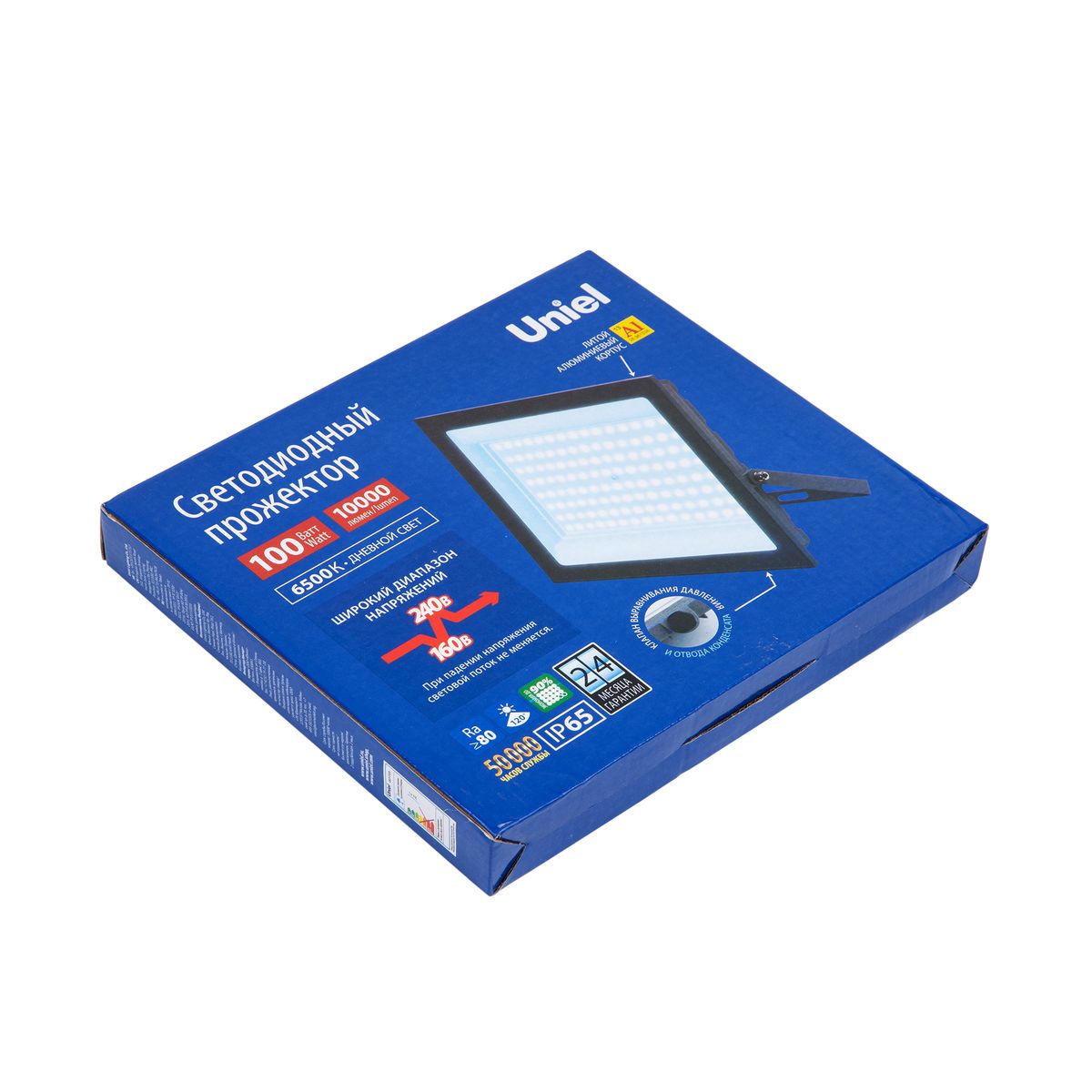 Прожектор светодиодный Uniel ULF-F23-100W/6500K IP65 160-240V Grey UL-00011848 1