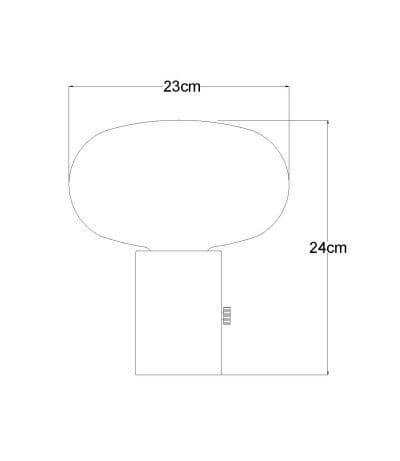 Настольная лампа Lucide Charlize 03520/01/65 изображение 2 Настольная лампа Lucide Charlize 03520/01/65 Фото № 2