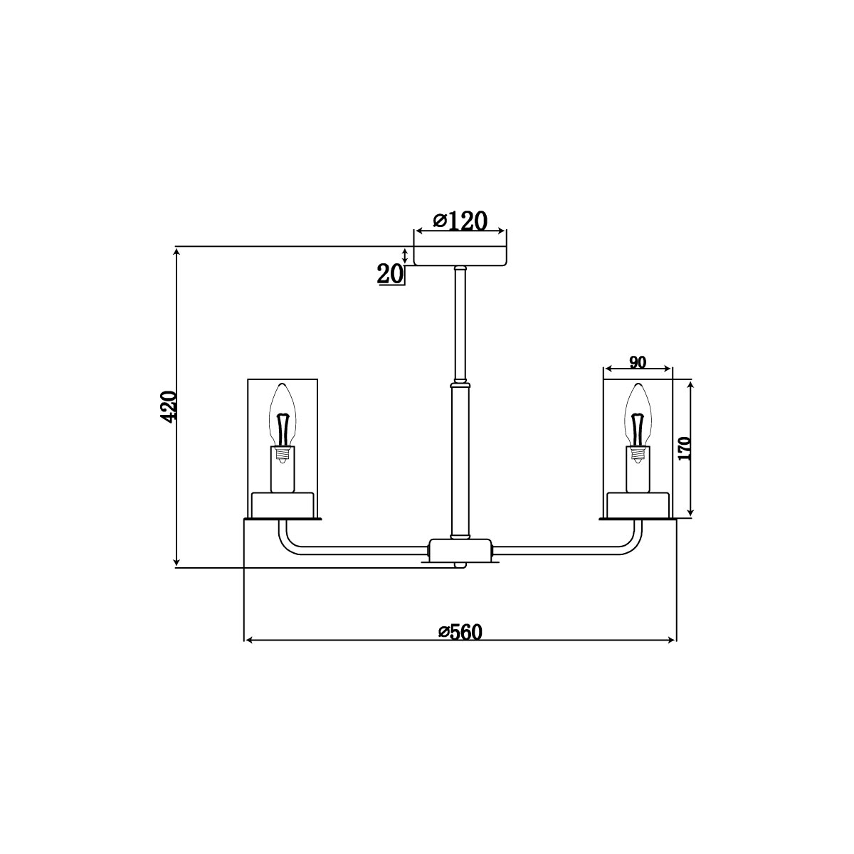 Потолочная люстра Vele Luce Licia VL1923L06 3