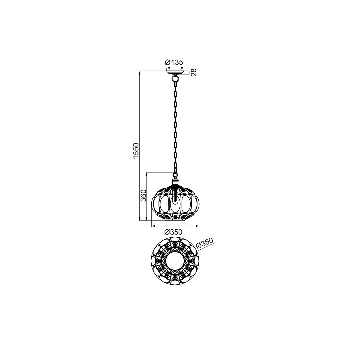 Подвесной светильник Vele Luce Helen VL4266P21 4