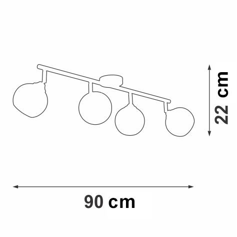 Потолочная люстра Vitaluce V4313-0/4PL изображение 3 Потолочная люстра Vitaluce V4313-0/4PL Фото № 3