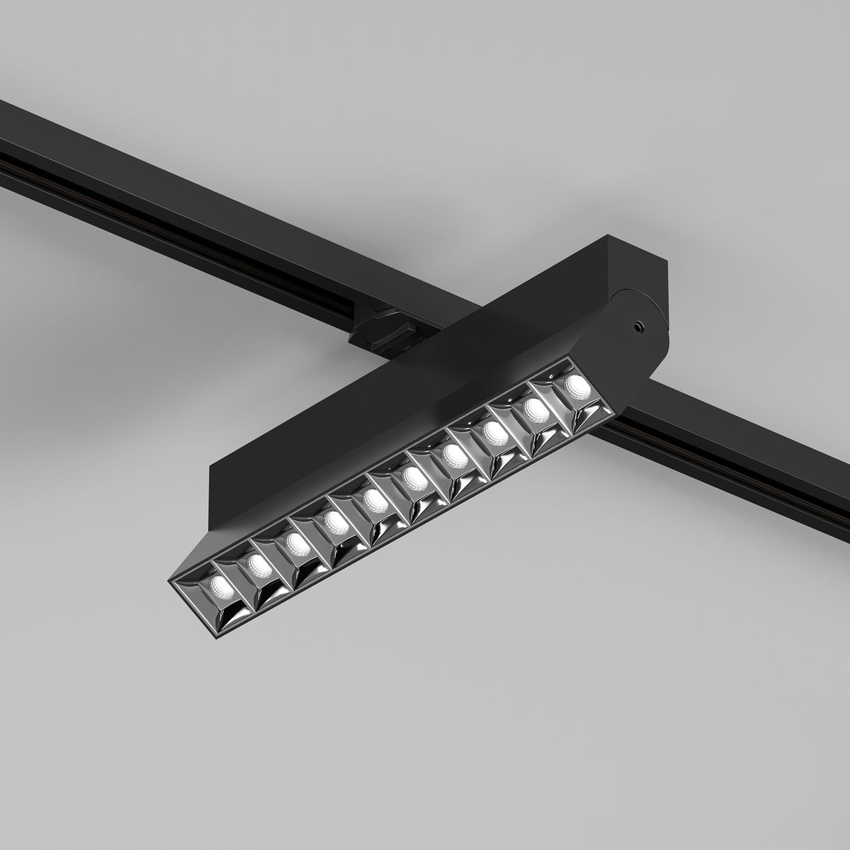 Трековый светодиодный светильник Denkirs Edder DK6646-BK 2