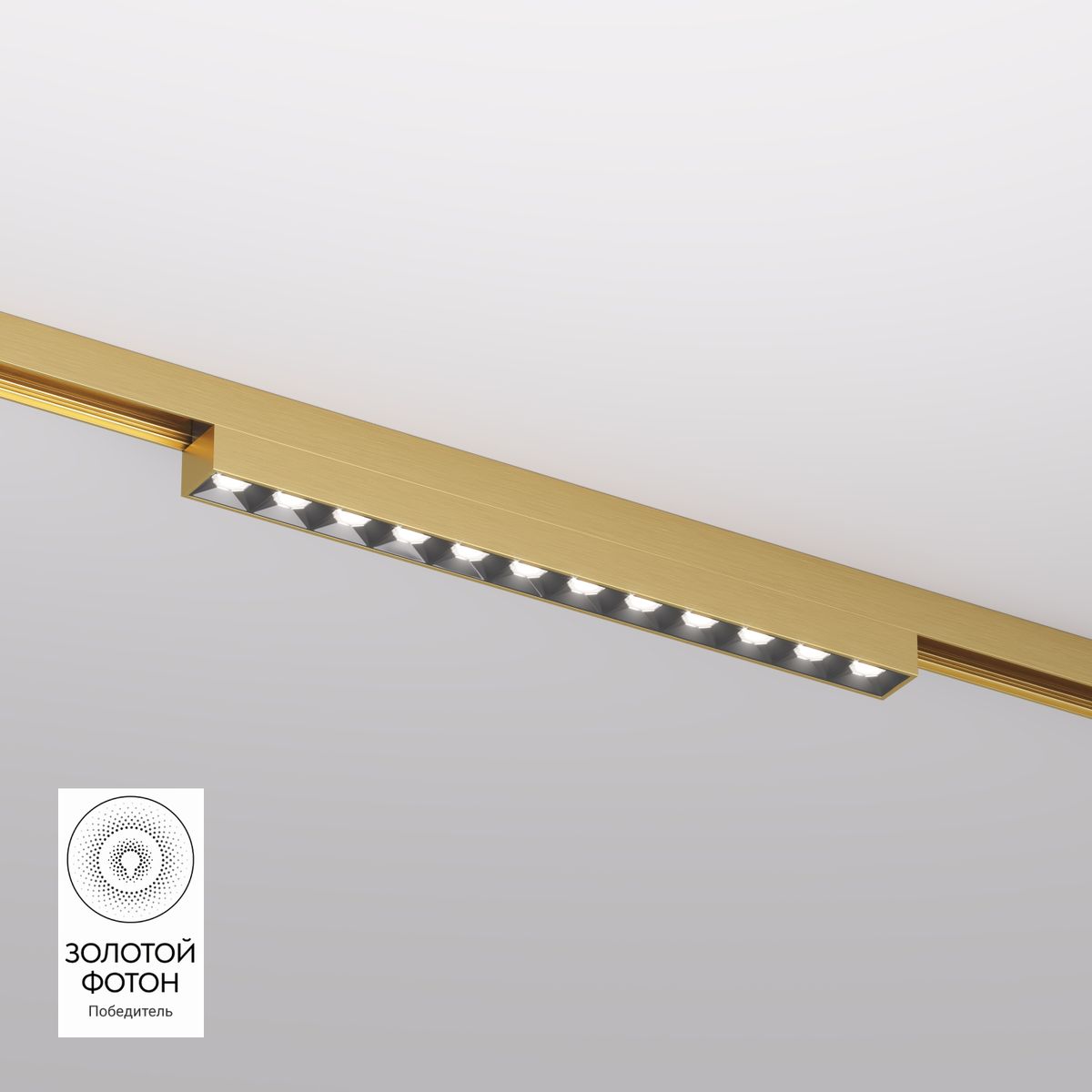 Трековый светодиодный светильник Denkirs Shine Grill DK5771-SB