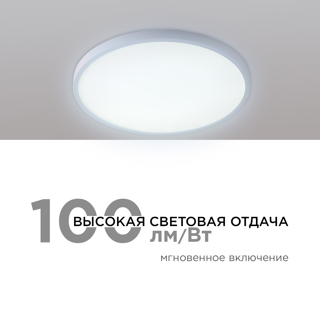 Настенно-потолочный светодиодный светильник Apeyron Spin 18-126 2