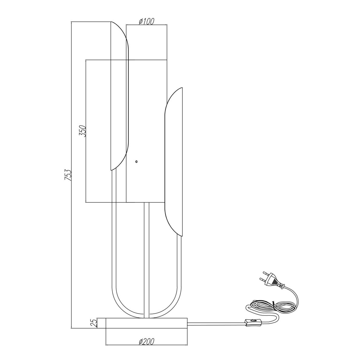 Настольная лампа Maytoni Сipresso Z014TL-01G 4