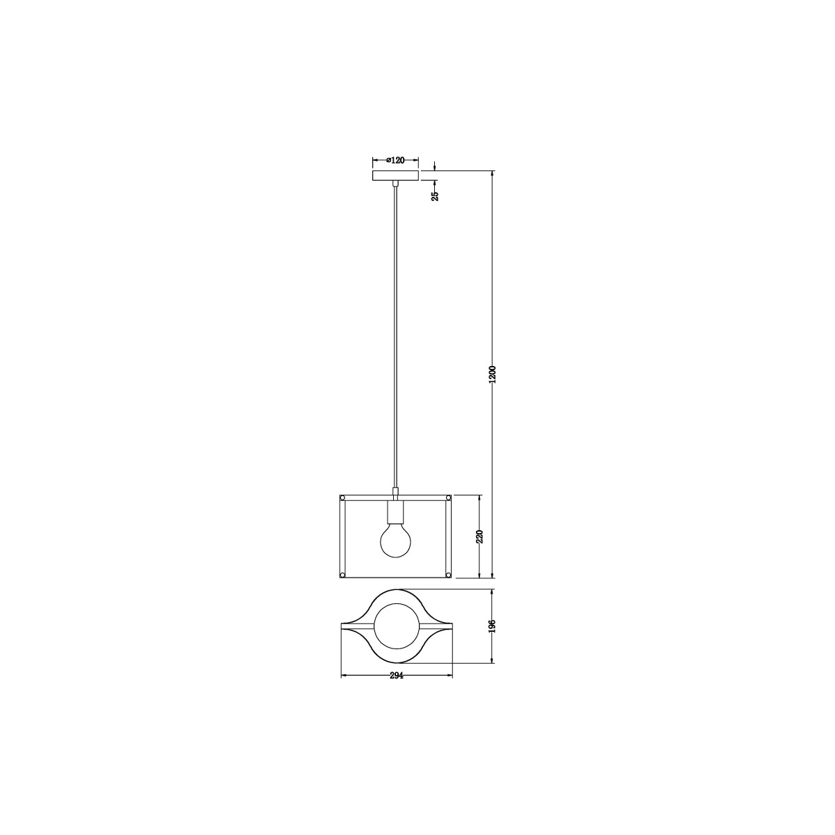 Подвесной светильник Vele Luce Cross VL5272P01 3