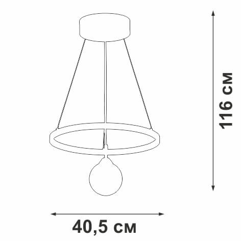 Подвесной светодиодный светильник Vitaluce V4680-0/2S изображение 4 Подвесной светодиодный светильник Vitaluce V4680-0/2S Фото № 4