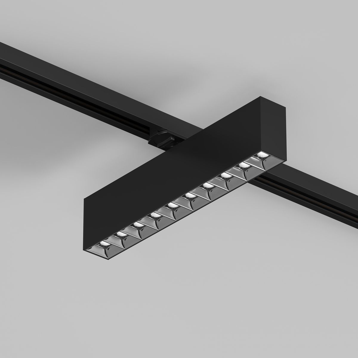 Трековый светодиодный светильник Denkirs Edder DK6444-BK 2