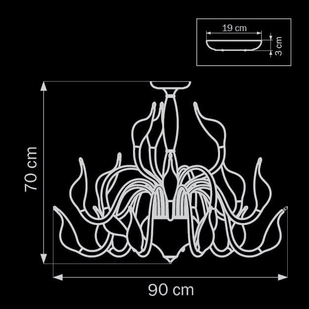 Потолочная люстра Lightstar Cigno Collo Ch 751184 изображение 2 Потолочная люстра Lightstar Cigno Collo Ch 751184 Фото № 2