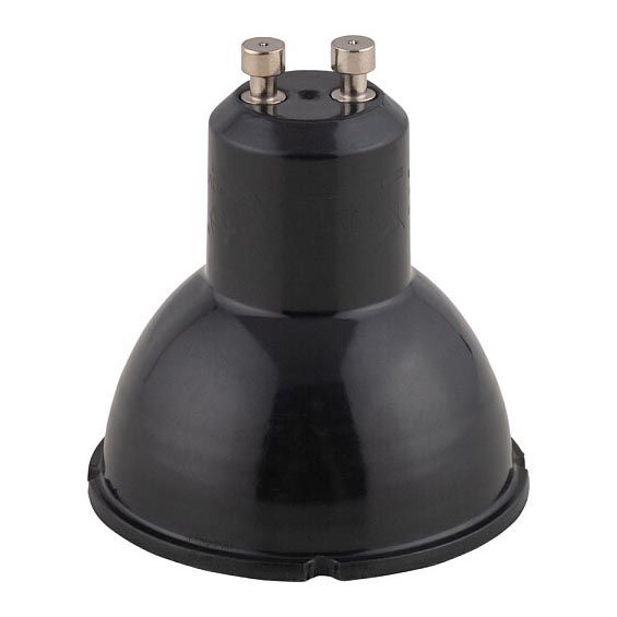 Лампа светодиодная GU10 7W 4000K чёрная 8347 изображение 3 Лампа светодиодная GU10 7W 4000K чёрная 8347 Фото № 3