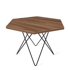 Журнальный стол Sheffilton SHT-TU37/ТТ20 70 ЛДСП черный муар/орех тьеполо 9296244301