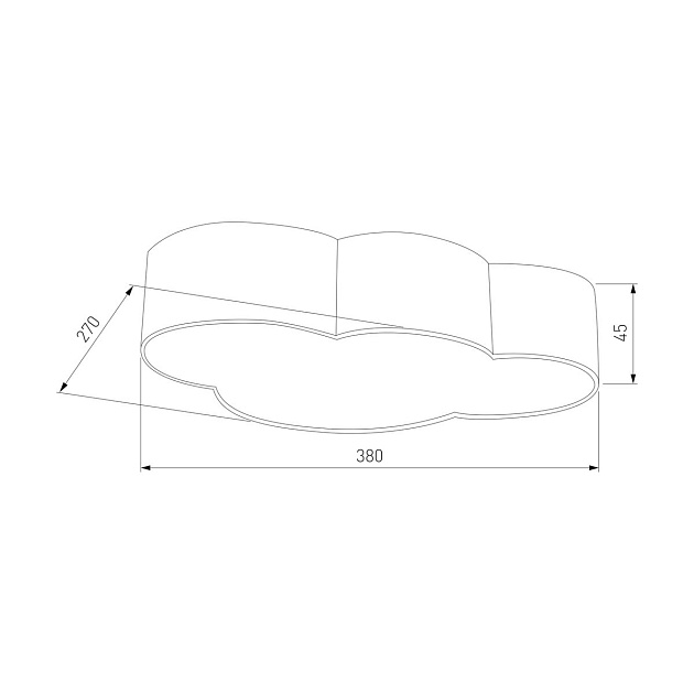 Настенный светильник TK Lighting 4964 Cloud изображение 2 Настенный светильник TK Lighting 4964 Cloud Фото № 2