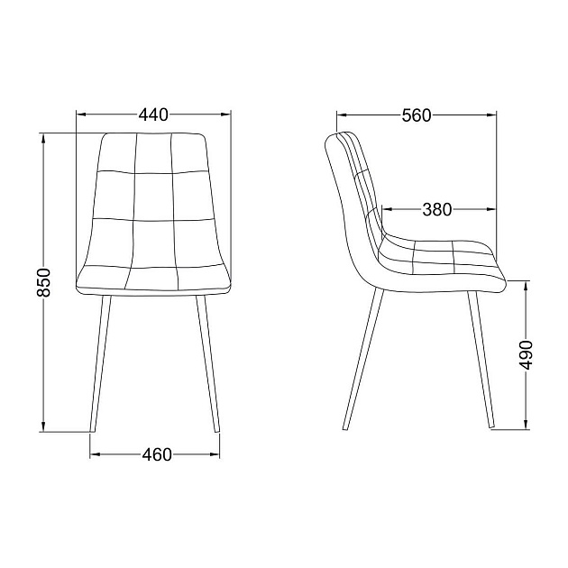 Кухонный стул AksHome Dallas темно-бежевый, велюр 68748 изображение 2 Кухонный стул AksHome Dallas темно-бежевый, велюр 68748 Фото № 2
