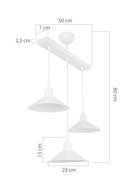 Подвесная люстра Toplight Delilah TL1606H-03WH Фото № 4