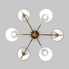 Потолочная люстра Eurosvet Ozark 60149/6 латунь 3