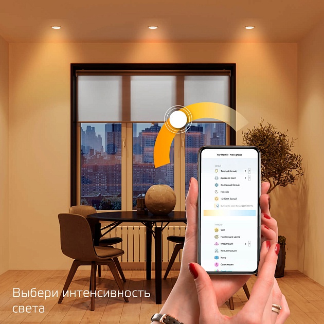 Встраиваемый светодиодный светильник Gauss Smart Home 2020122 Фото № 4