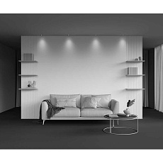 Встраиваемый светодиодный светильник Maytoni Round DL058-7W3K-B 1