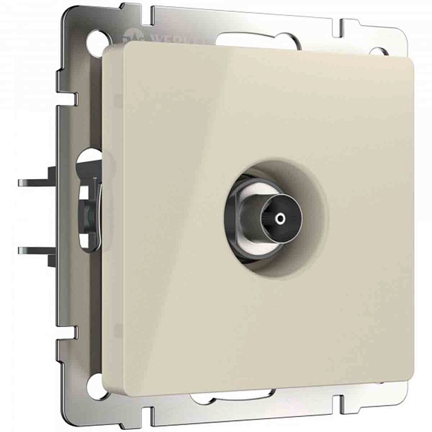 ТВ-розетка проходная Werkel (слоновая кость) W1184003 4690389155819 Фото № 1