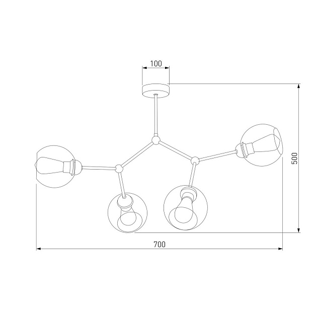 Подвесная люстра TK Lighting 2730 Fairy Фото № 3