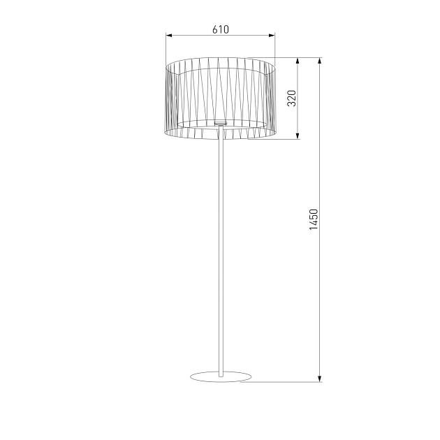 Торшер TK Lighting 2899 Harmony Black изображение 2 Торшер TK Lighting 2899 Harmony Black Фото № 2