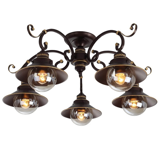 Потолочная люстра Arte Lamp 7 A4577PL-5CK Фото № 1