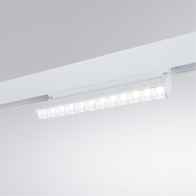 Трековый светодиодный светильник Arte Lamp Linea A4668PL-1WH изображение 2 Трековый светодиодный светильник Arte Lamp Linea A4668PL-1WH Фото № 2