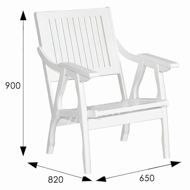 Кресло Мебелик Массив решетка 007763 Фото № 3