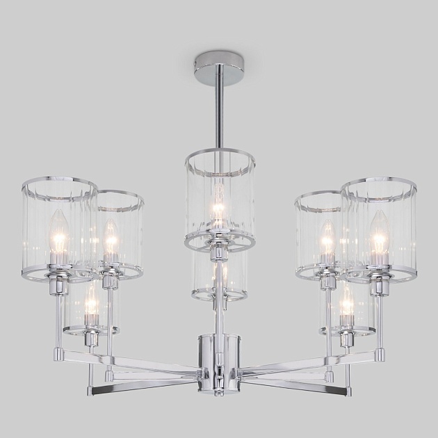 Потолочная люстра Eurosvet 60144/8 хром Фото № 1