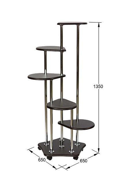 Подставка для цветов Мебелик Пятерочка 006656 изображение 3 Подставка для цветов Мебелик Пятерочка 006656 Фото № 3